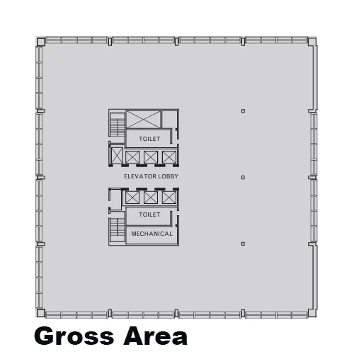 Gross Area diagram