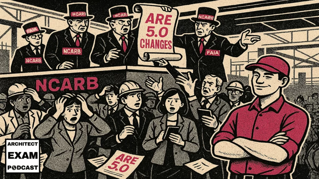 NCARB officials announcing ARE exam changes to concerned architecture candidates