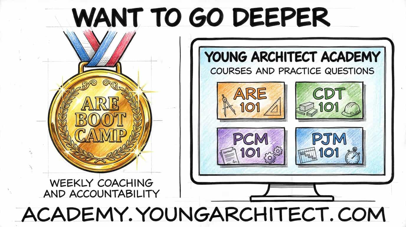Young Architect Academy ARE and CDT exam prep courses and Boot Camp