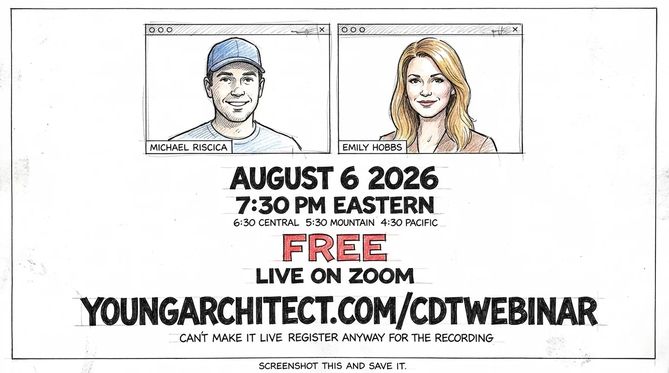 Michael and Emily hosting a free CDT certification presentation on Zoom August 6 2026 at 7:30 PM Eastern